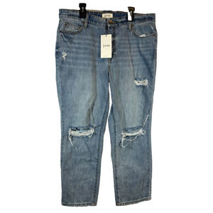 NEW Joie Boyfriend Relaxed Fit Distressed Jeans | Size 30 Crop Fit Boho B3